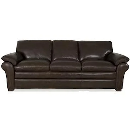 Contemporary Sofa with Pillow Top Arms